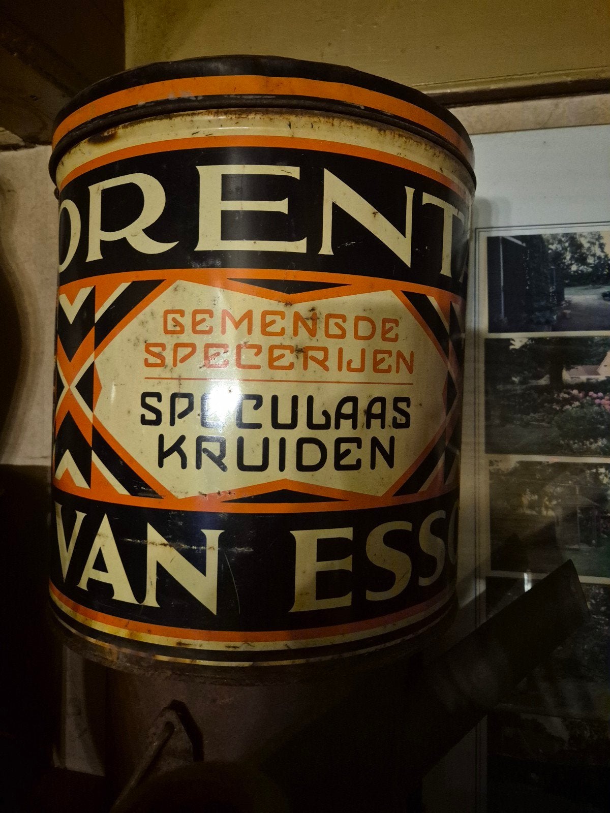 groot blik Speculaas kruiden van Esso, Ophalen of Verzenden, Gebruikt