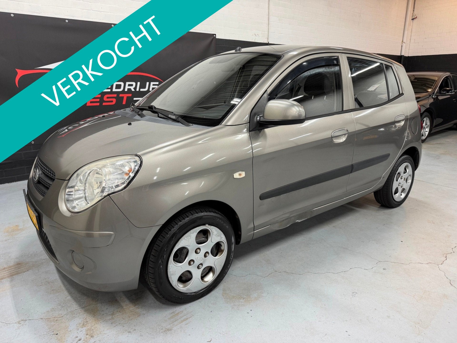 Kia Picanto 1.0 X-pect Nap/5Drs/APK 22-09-2027!, Auto's, Dealer onderhouden, Zwart, 4 cilinders, 400 kg