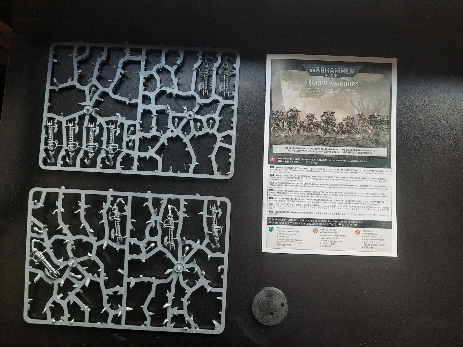 Warhammer 40K Necron Warriors en Scarabs (deels gemonteerd), Hobby en Vrije tijd, Ophalen of Verzenden, Gebruikt, Warhammer 40000
