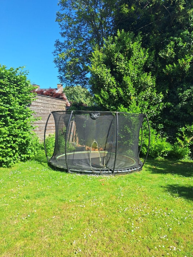 Trampoline Silhouette Exit inground 366 diamter, Kinderen en Baby's, Speelgoed | Buiten | Trampolines, Gebruikt, Ophalen