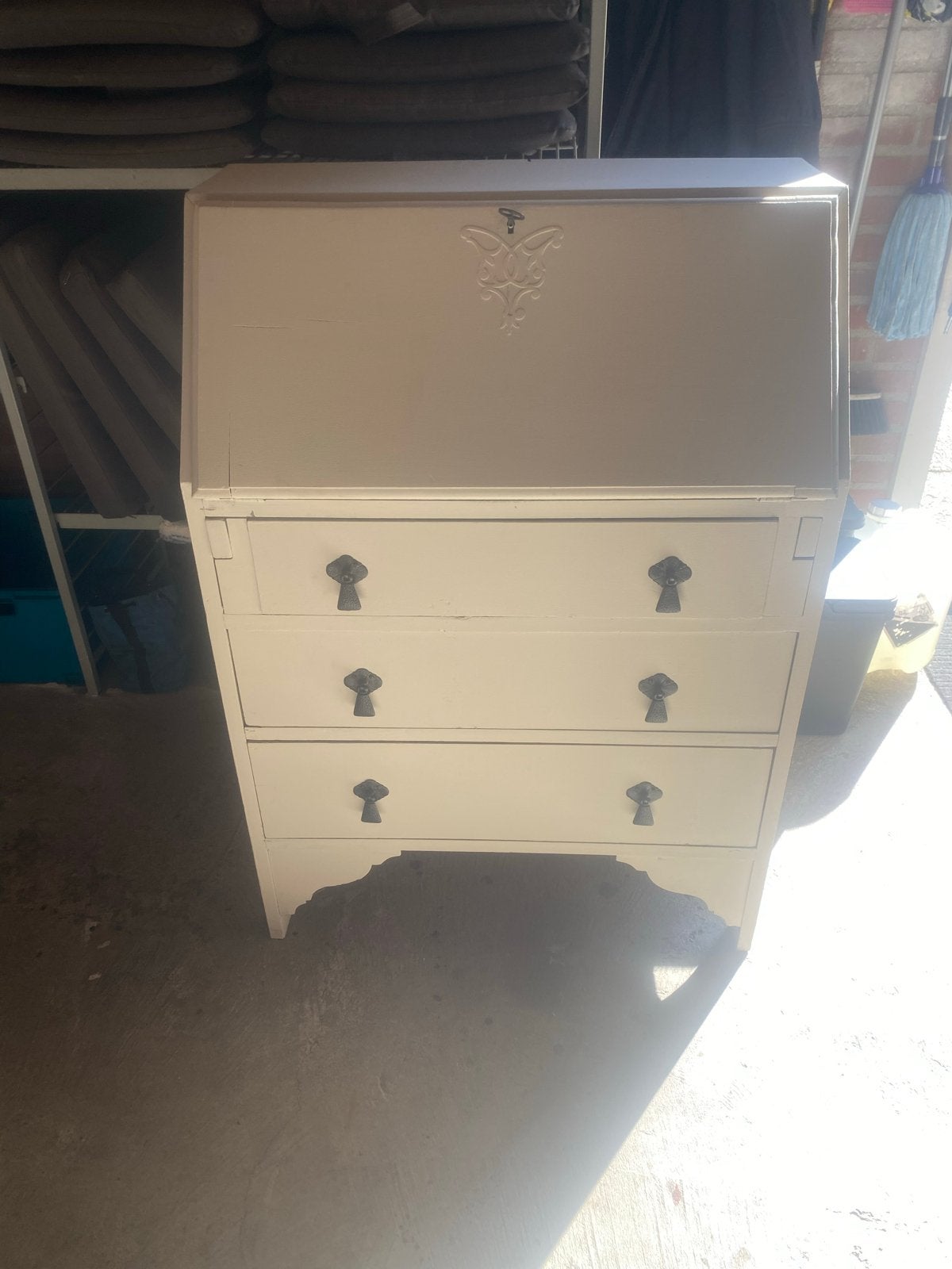 Antiek secretaire bureau met lades, Ophalen