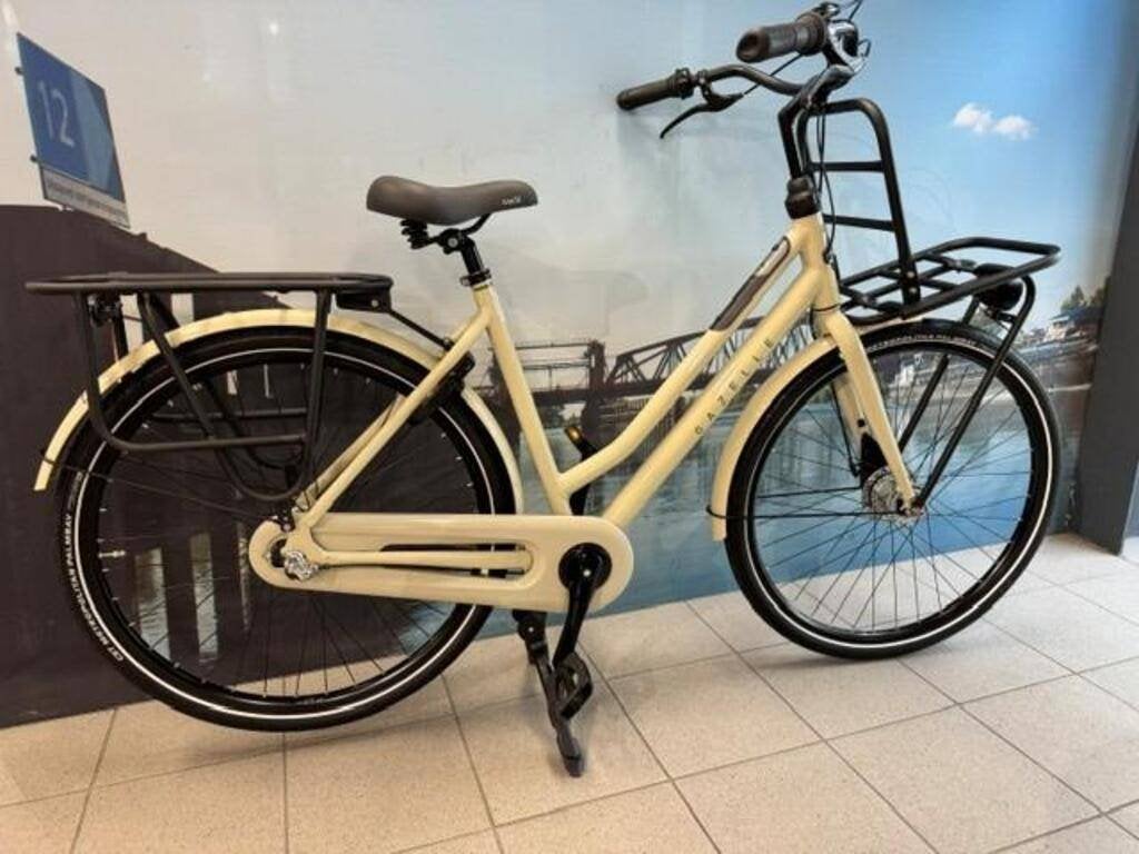 Gazelle Heavy Duty L54 Caramel Khaki T3 7 versn., Fietsen en Brommers, Versnellingen, Ophalen of Verzenden, Gazelle, 53 tot 56 cm