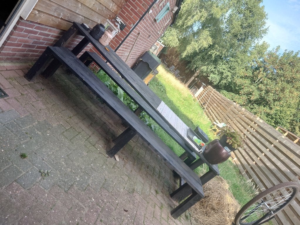Grote picknick tafel, Ophalen, Gebruikt, Hout