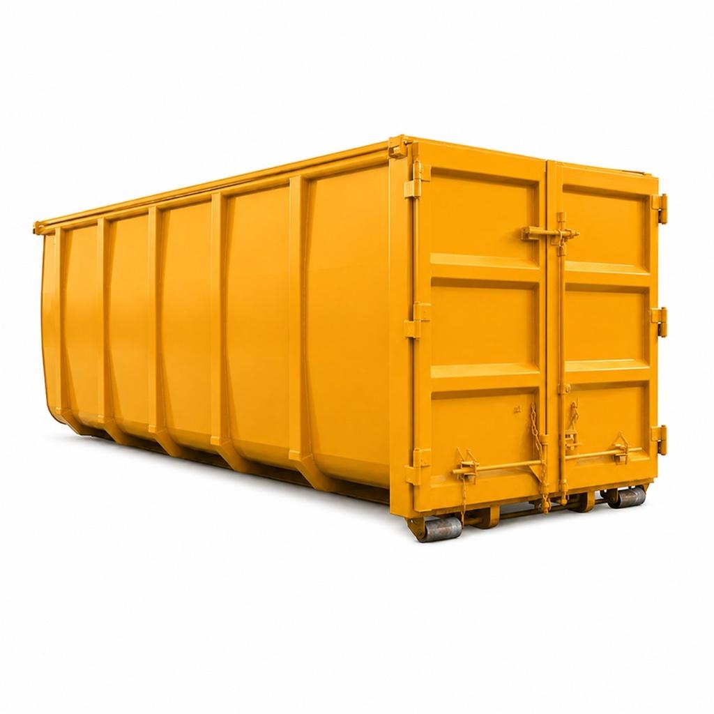 Mestcontainer 36 kub, Weidegang, 4 paarden of pony's of meer