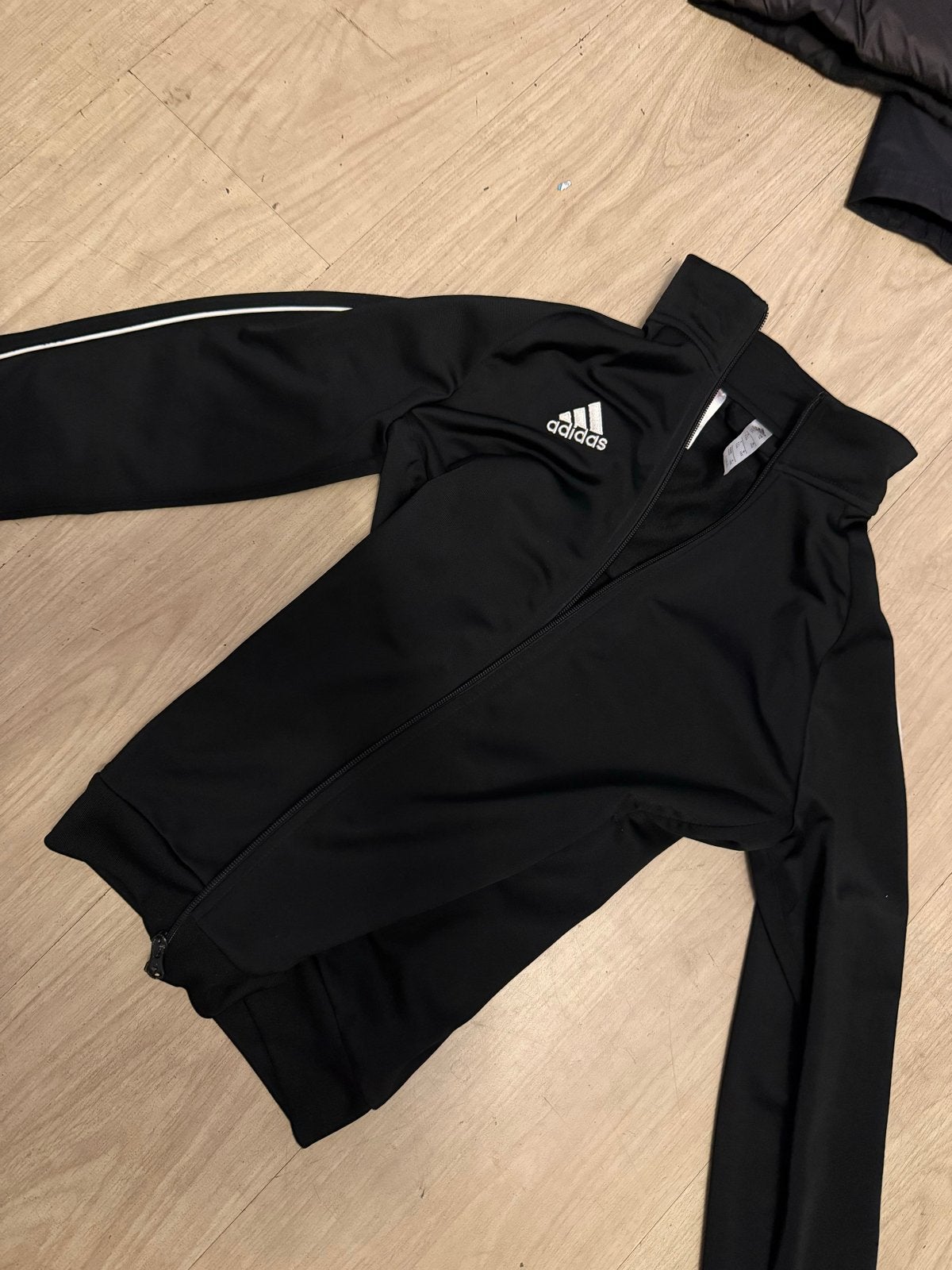 Adidas vest zwart maat M/152, Ophalen of Verzenden, Zo goed als nieuw, Maat 48/50 (M), Zwart