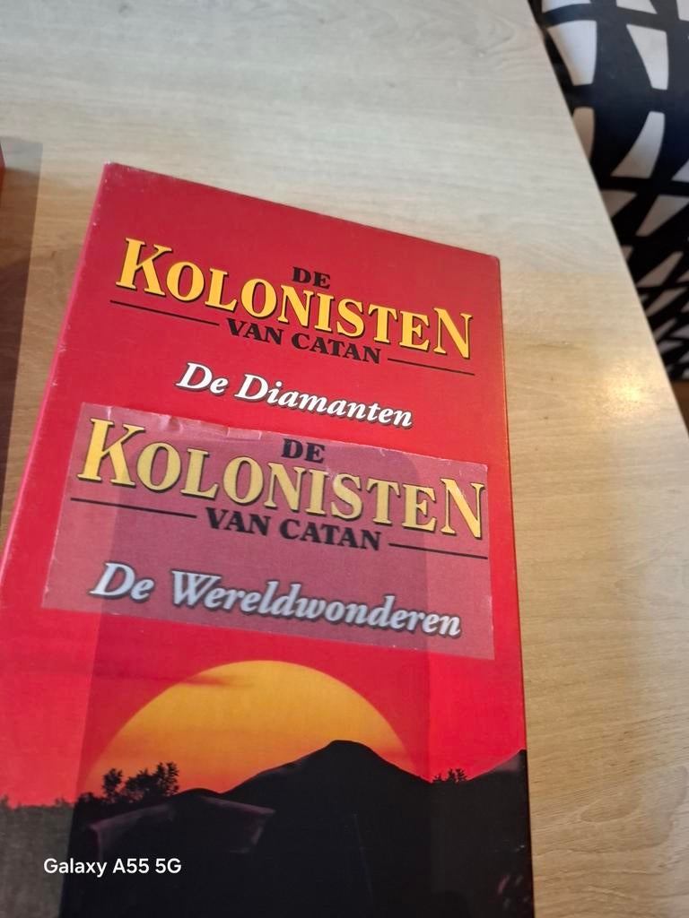 De Kolonisten van Catan: De Diamanten & De Wereldwonderen, Hobby en Vrije tijd, Gezelschapsspellen | Bordspellen, Zo goed als nieuw