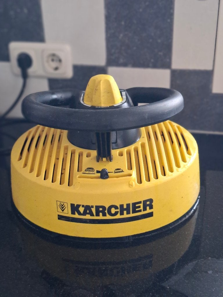 Karcher terras borstel, Ophalen, Zo goed als nieuw, Elektrisch, Kärcher