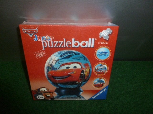 NIEUW Disney Cars Junior Puzzel bal 12 cm 96 stukjes, Ophalen of Verzenden, Meer dan 50 stukjes, Nieuw, 6 jaar of ouder