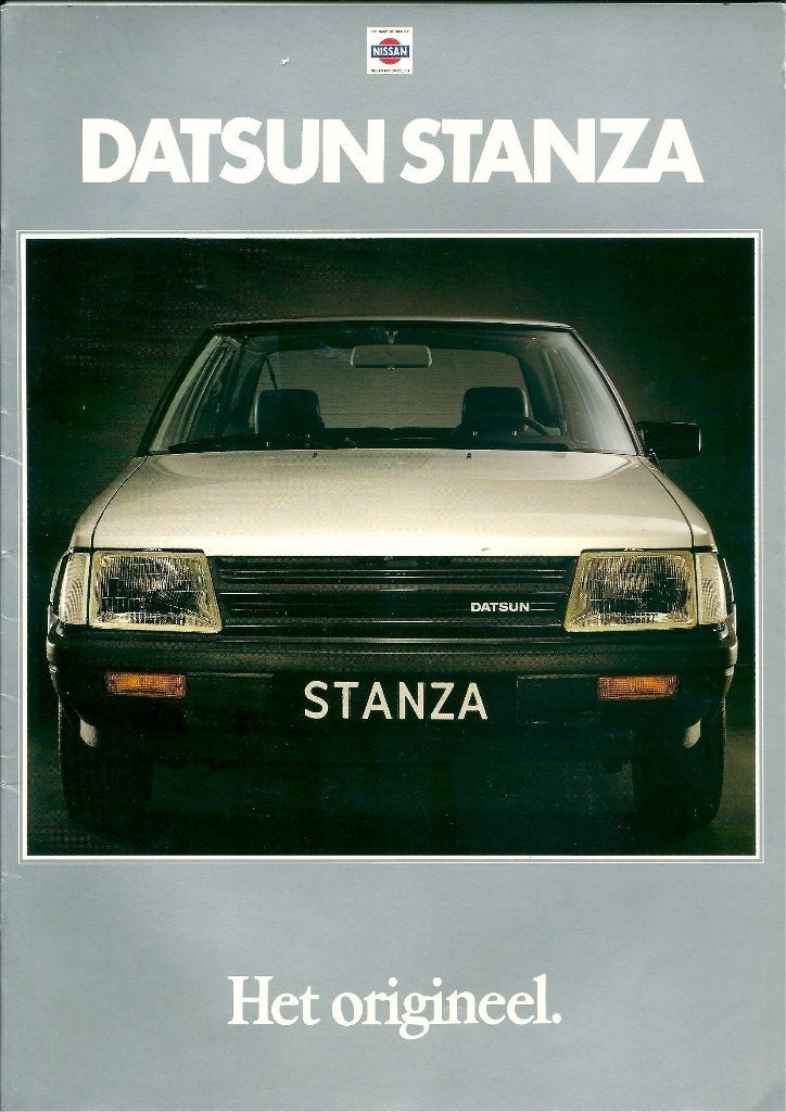 Folder Datsun Stanza November 1980, Ophalen of Verzenden, Gelezen, Overige merken