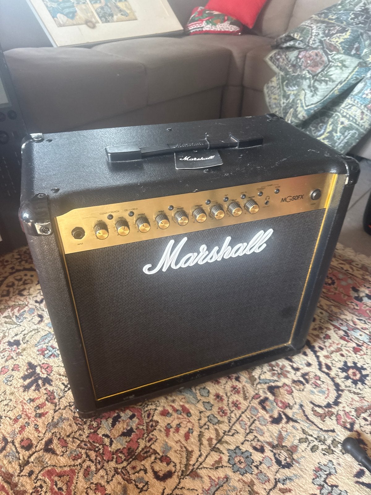 Marshall MG50FX Gitaarversterker, Muziek en Instrumenten, Ophalen, Zo goed als nieuw, Gitaar, 50 tot 100 watt