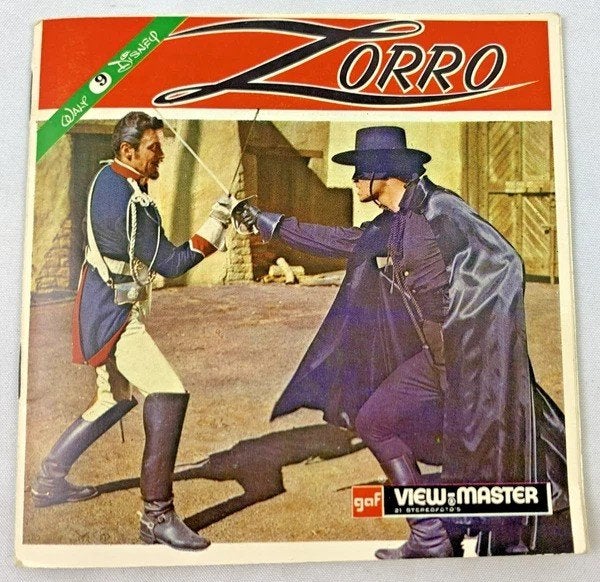 GAF View-Master Disney Zorro viewmaster compleet vintage, Coolsingel 104, 3011 AG Rotterdam, Netherlands, Verzenden, Zo goed als nieuw