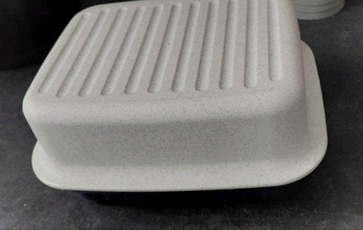 Tupperware Kaasdoos - Houd je kaas langer vers, Gebruikt, Bewaardoos, Blauw, Ophalen of Verzenden