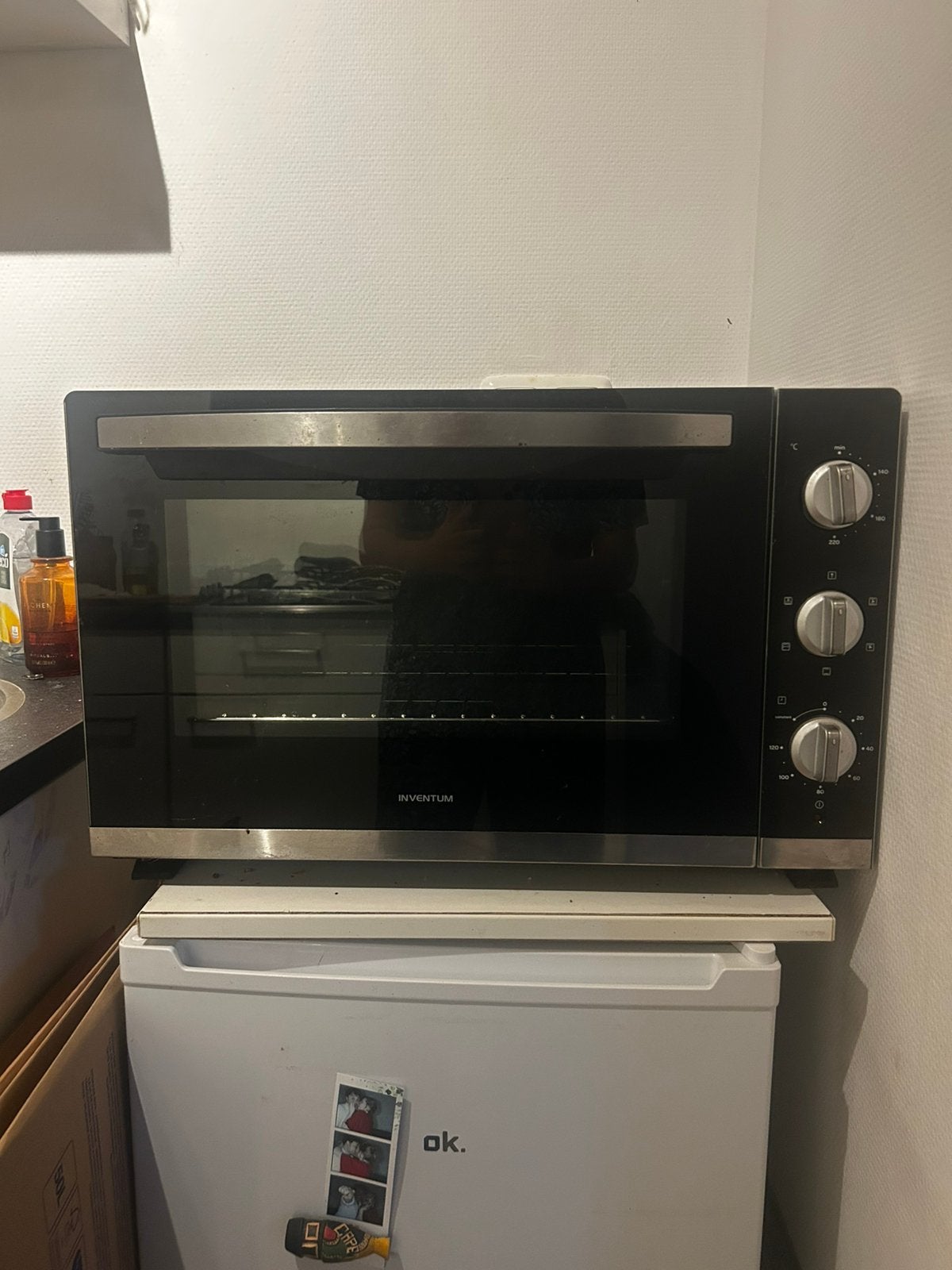 Inventum vrijstaande oven, Ophalen of Verzenden, Zo goed als nieuw, Minder dan 45 cm