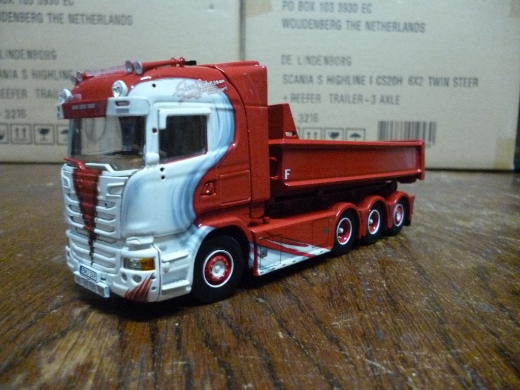 Tekno Scania haakarm Glen Johnsson met certificaat, Ophalen of Verzenden, Nieuw, Bus of Vrachtwagen, Tekno