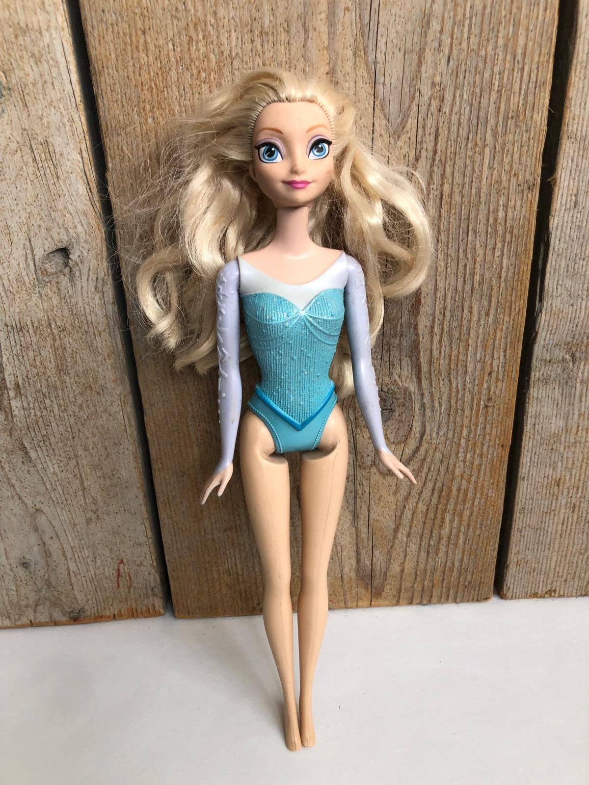 Disney Frozen Elza prinses, Ophalen of Verzenden, Zo goed als nieuw, Barbie