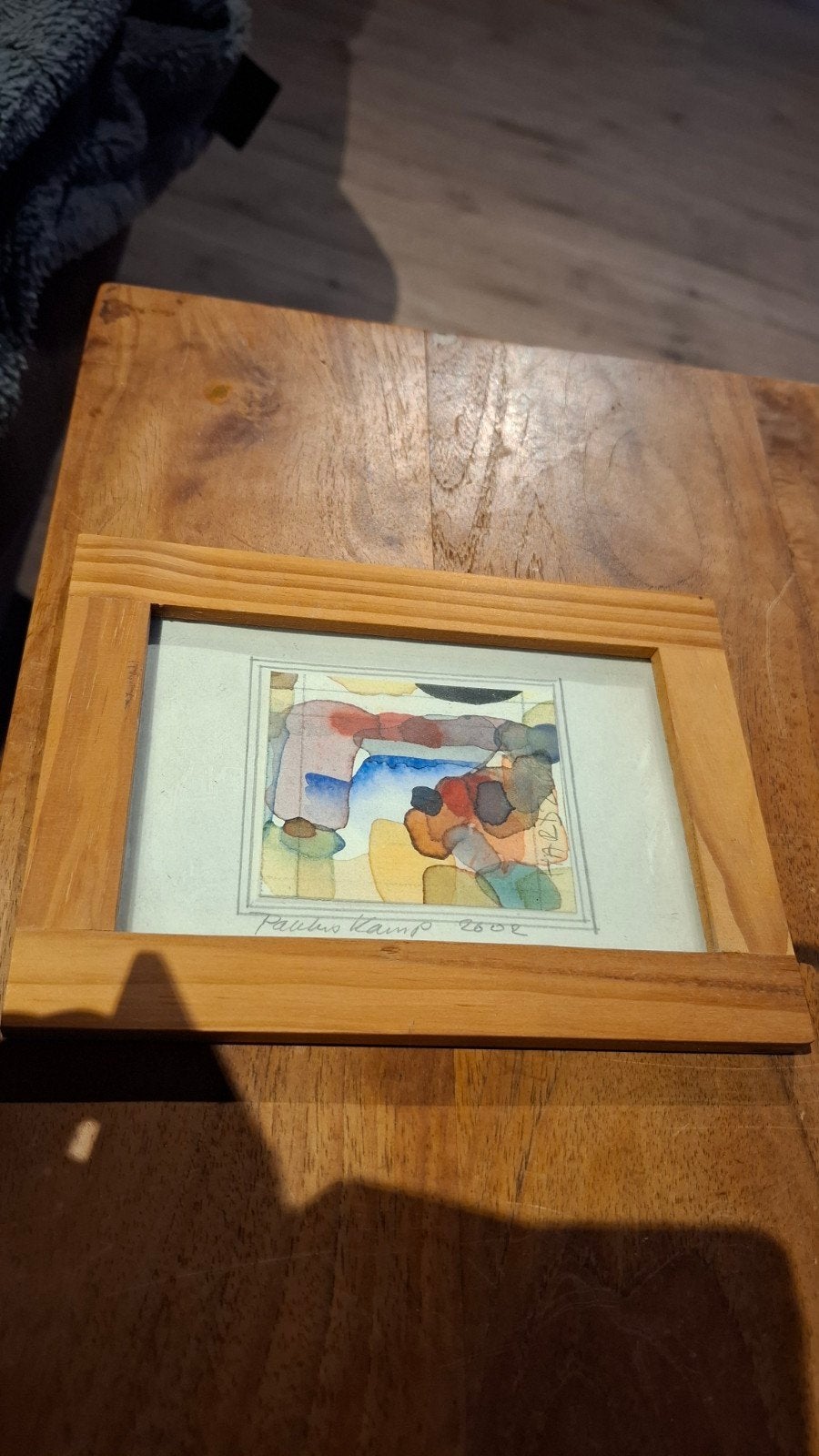 Aquarel van Paulus Kamp, Ophalen of Verzenden, Schilderij, Aquarel, Ingelijst