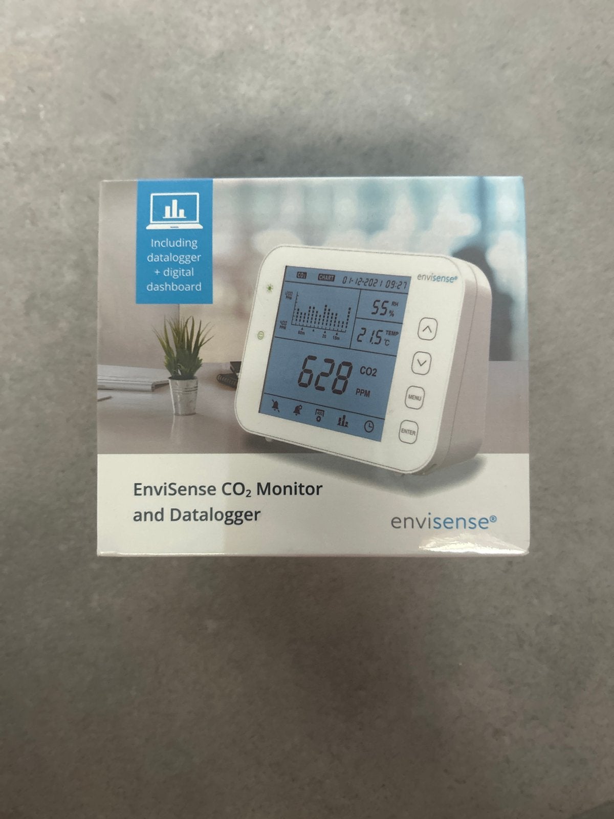 EnviSense CO2 Monitor en Datalogger - Nieuw in doos, Ophalen of Verzenden, Nieuw
