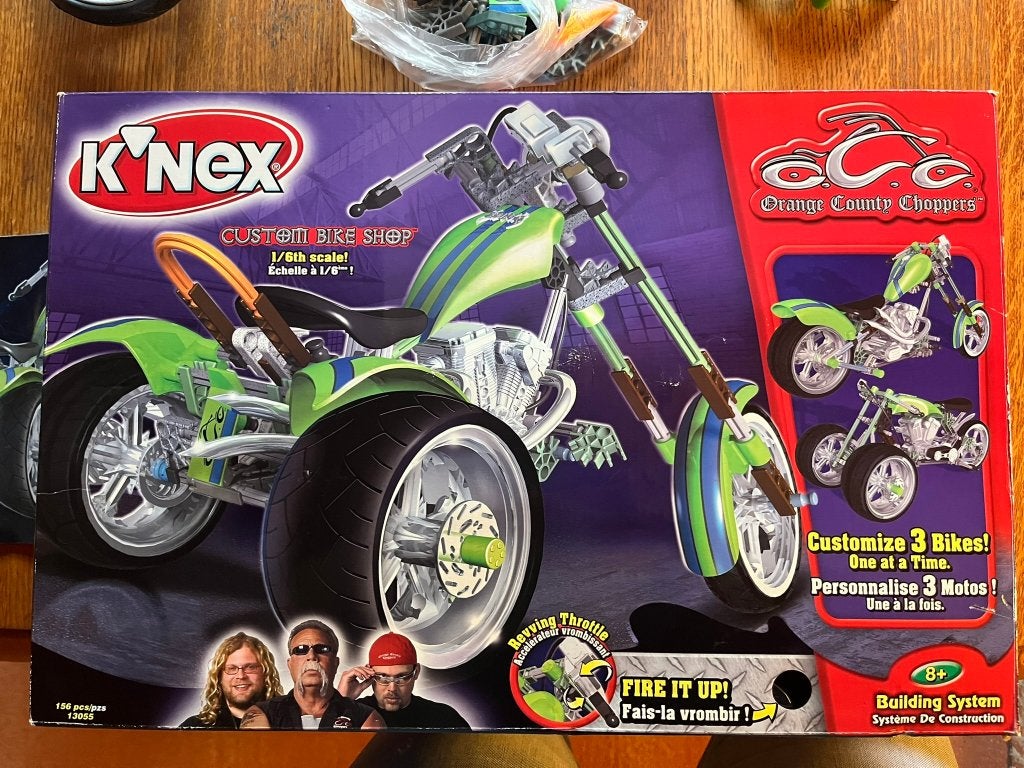 K'NEX custom bike limited edition, Hobby en Vrije tijd, 1:50 of kleiner, Overige typen, Zo goed als nieuw, Ophalen