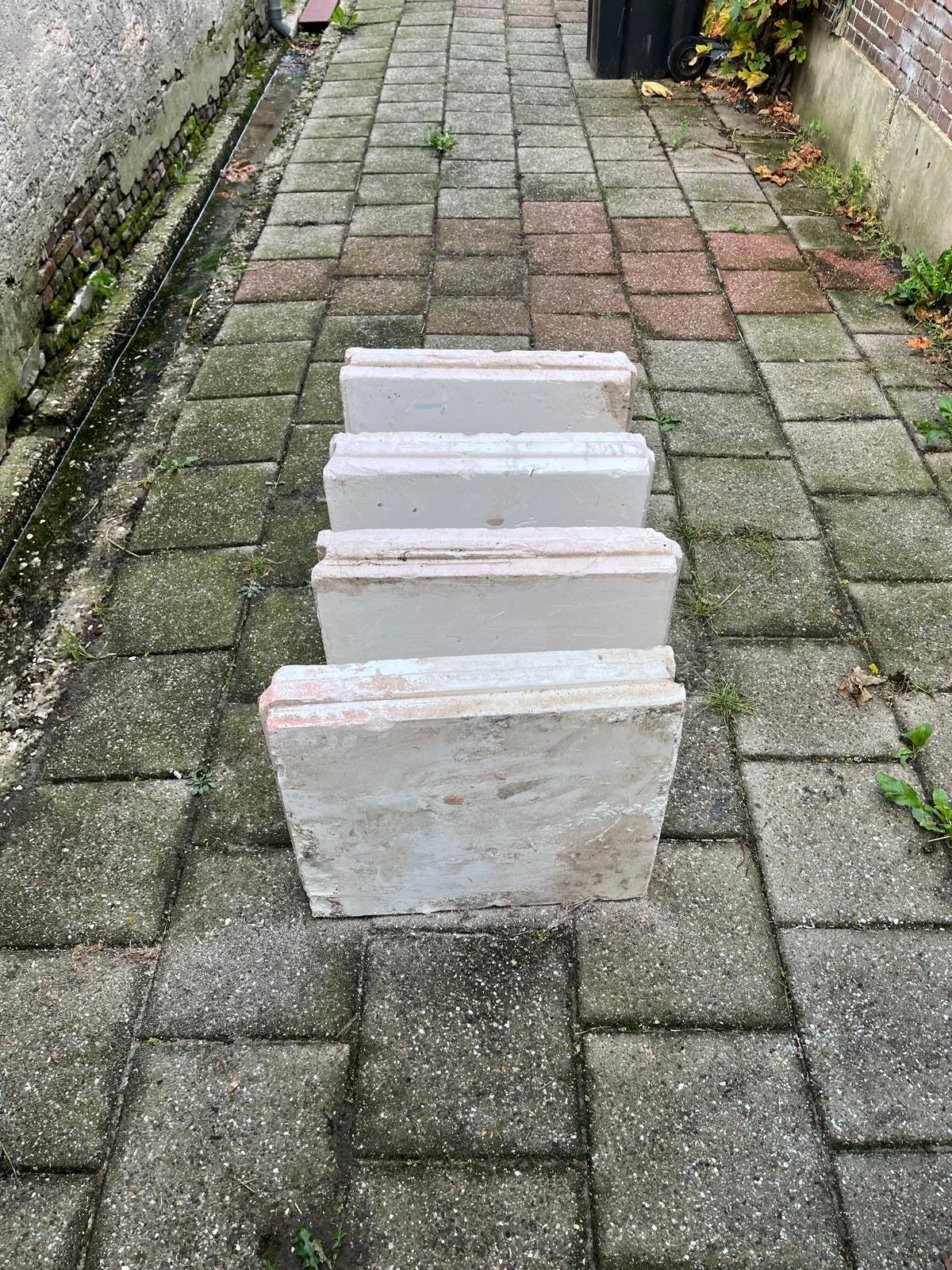 4 stuks kalkzandsteen 50x45, Doe-het-zelf en Verbouw, Ophalen, Nieuw, Kalkzandstenen