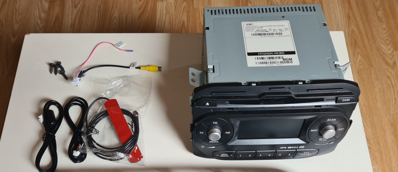 Kia Picanto autoradio/ radio-cd'speler 2011-2017 (AM100TAEE), Auto diversen, Ophalen of Verzenden, Gebruikt