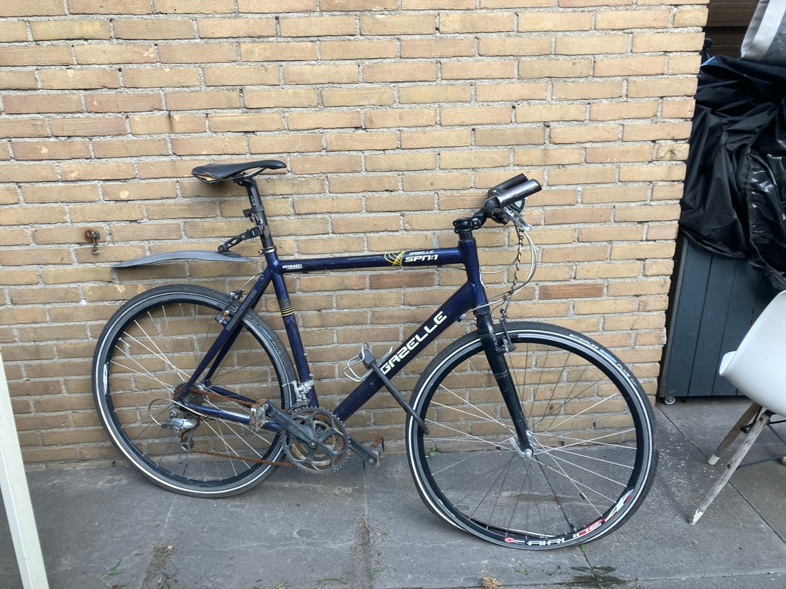 Gazelle SPN 1 - Opknapper met nieuwe banden nodig, Ophalen, Gebruikt, Velgrem, Gazelle