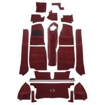 Nieuw Tapijt set voor de MGB roadster 1962-1967 Rood LHD, Auto-onderdelen, -, -, Nieuw, Ophalen of Verzenden