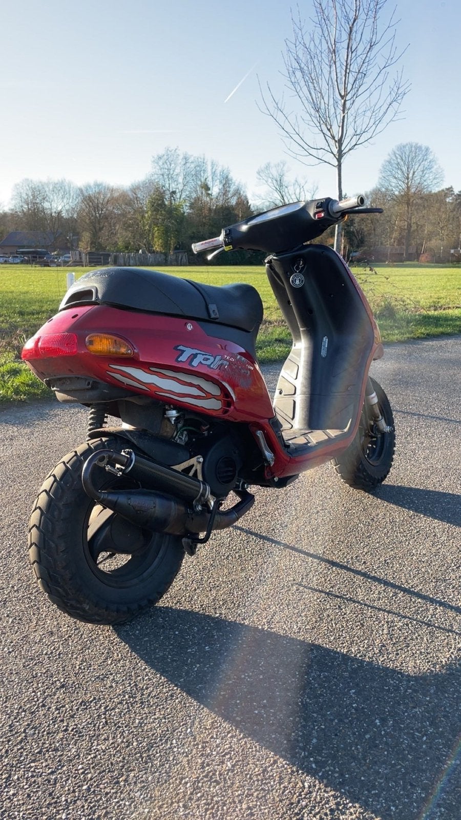 Piaggo typhoon 70 cc raket., Ophalen, Zo goed als nieuw, Tweetakt, Overige modellen