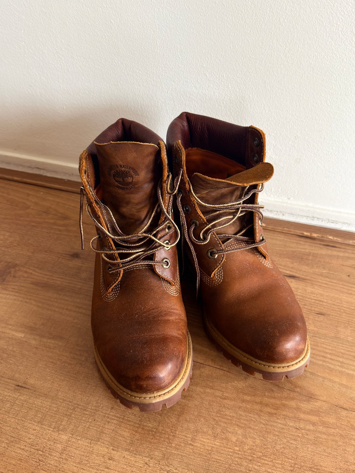 ZGAN Timberland Premium Anniversary Boot - cognac, Bruin, Boots, Ophalen of Verzenden, Zo goed als nieuw