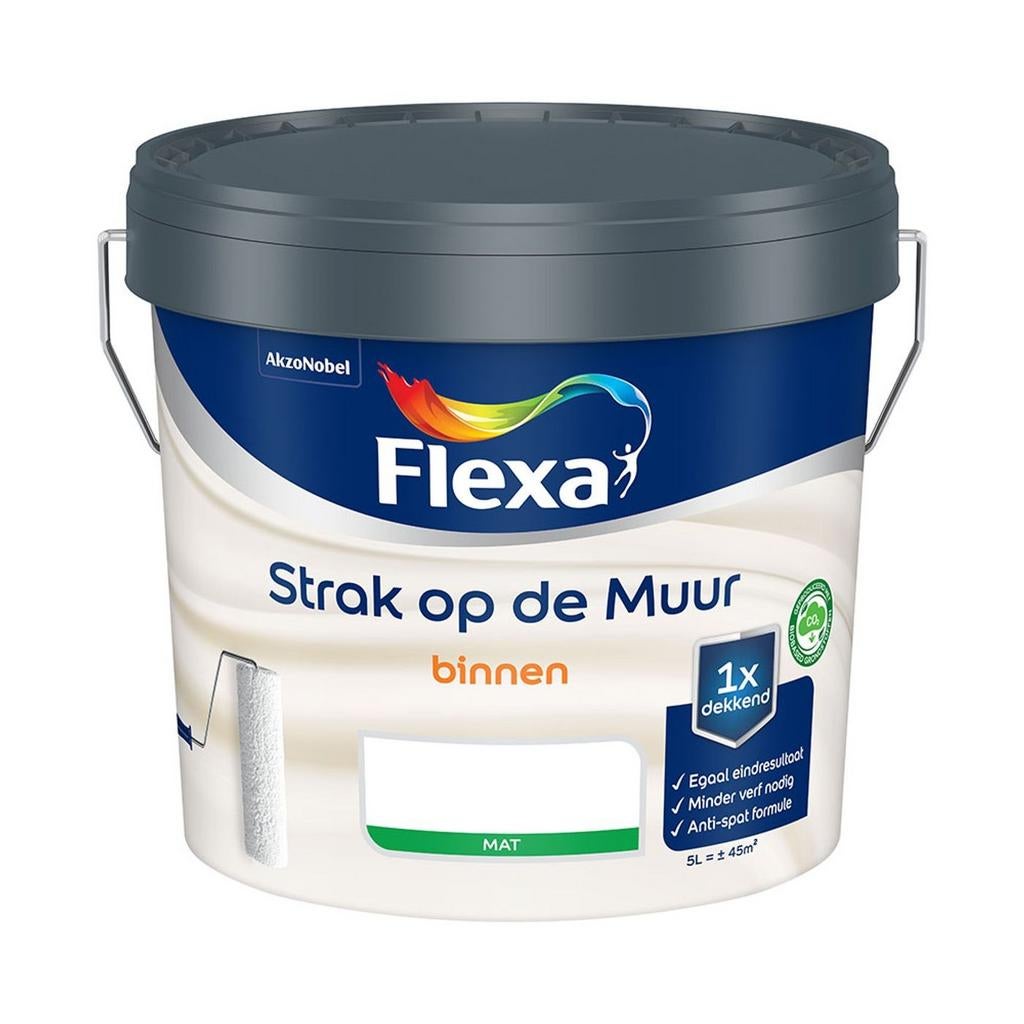 Flexa Strak op de Muur binnenverf Sea Green 5 liter, Ophalen