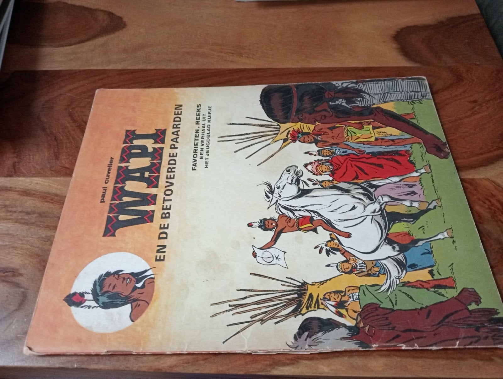 Wapi en de Betoverde Paarden - Kuifje stripboek, Boeken, Eén stripboek, Ophalen of Verzenden, Gelezen, Paul Cuvelier