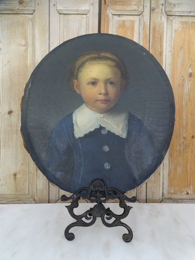 Oud schilderijtje uit 1865, Ophalen of Verzenden