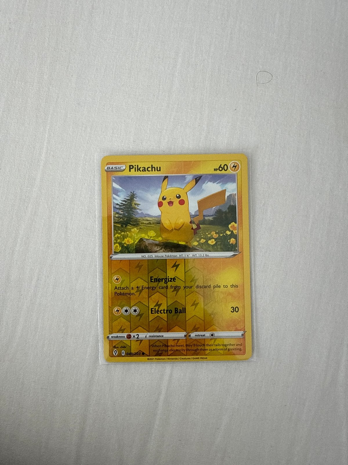 Pikachu Pokémon kaart - Basic - Zo goed als nieuw, Ophalen of Verzenden, Zo goed als nieuw, Losse kaart