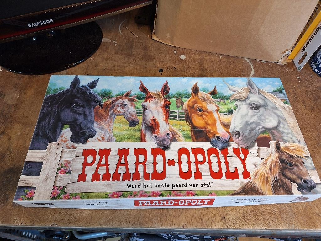 Paard-Opoly monopolie spel in mooie staat, Ophalen of Verzenden, Zo goed als nieuw