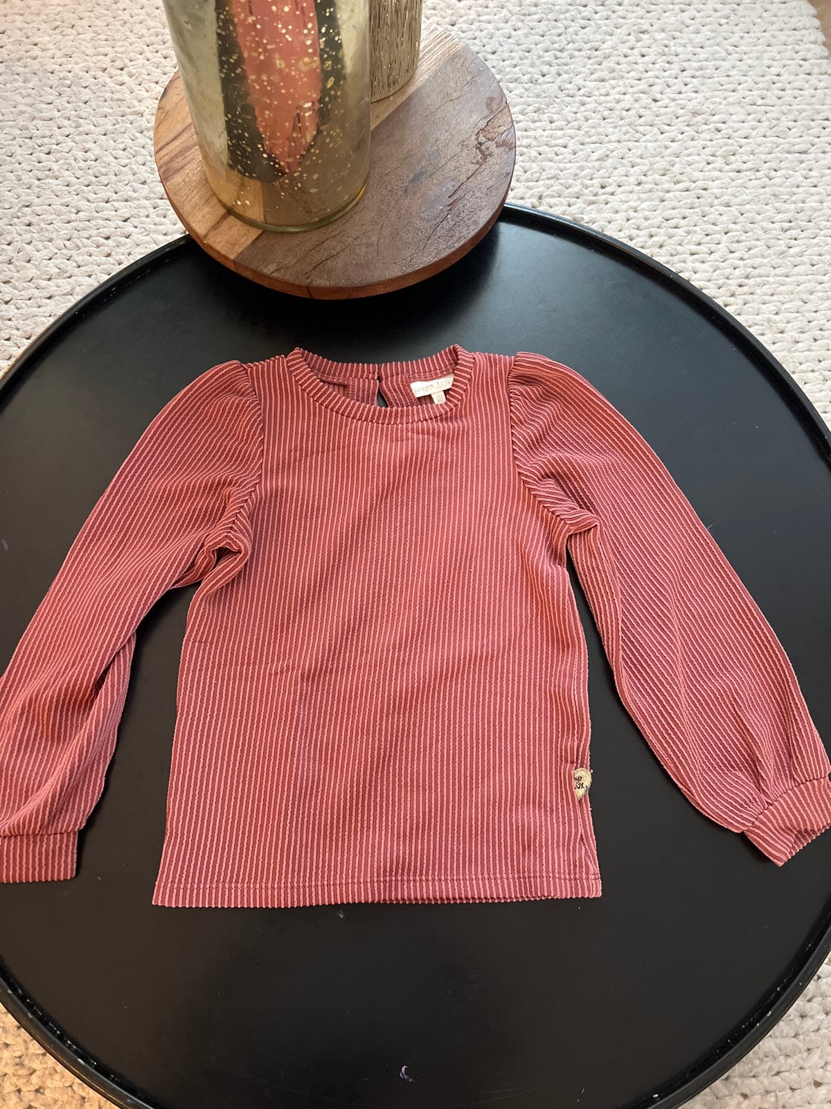 Pompdelux set mt 110-116: 3 truitjes en 1 vestje, Ophalen of Verzenden, Gebruikt, Meisje, Setje