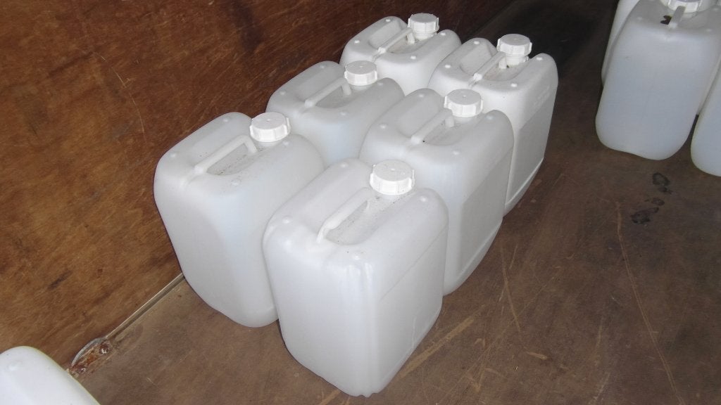 jery cans 10 liter, Minder dan 75 liter, Ophalen, Zo goed als nieuw, Kunststof