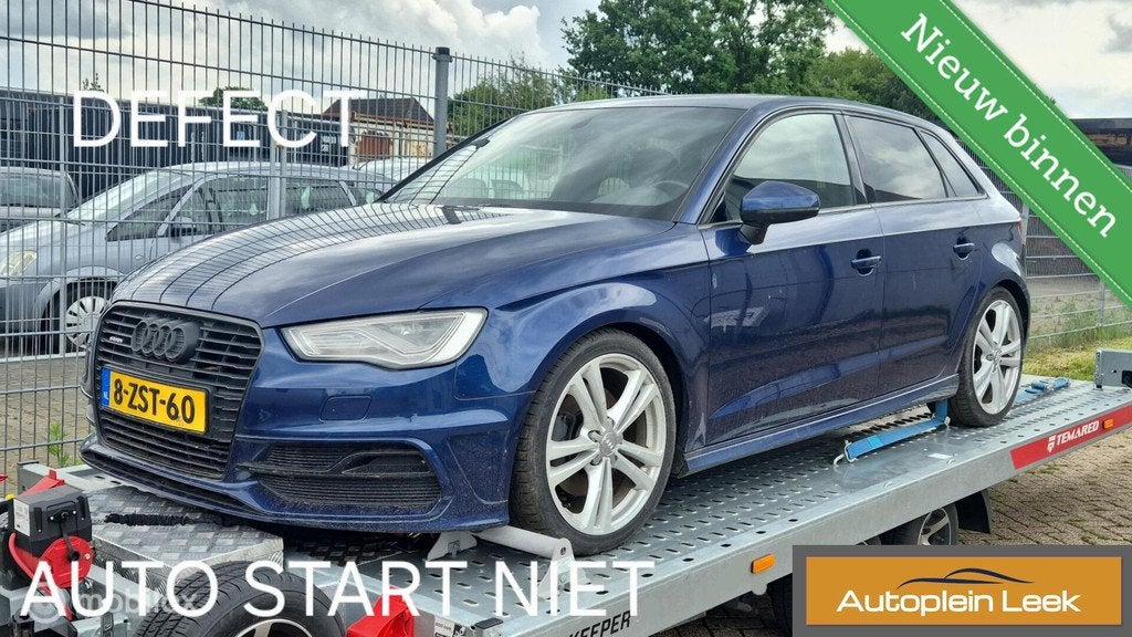 Audi A3 Sportback 1.4 e-tron PHEV Ambition Pro Line plus, Auto's, Gebruikt, Euro 6, 4 cilinders, Blauw