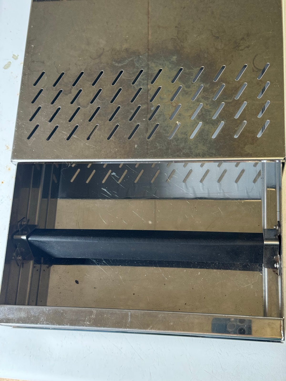 BaristaPro Uitkloplade RVS 370x280x85mm, Ophalen of Verzenden, Gebruikt