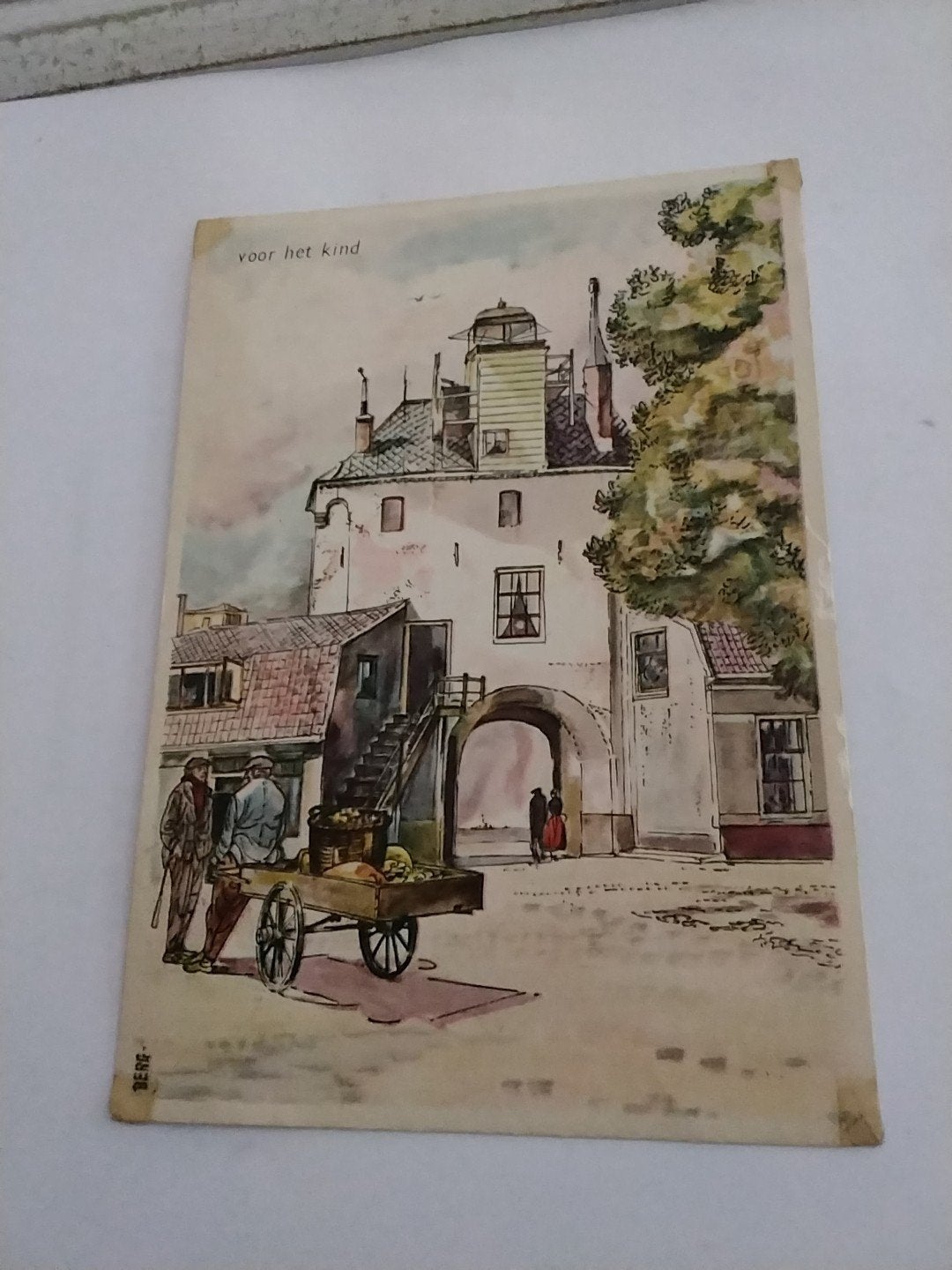 ansichtkaart Harderwijk, 'voor het kind'  /Berg, Verzamelen, Ansichtkaarten | Nederland, Ophalen of Verzenden, 1920 tot 1940, Gelopen