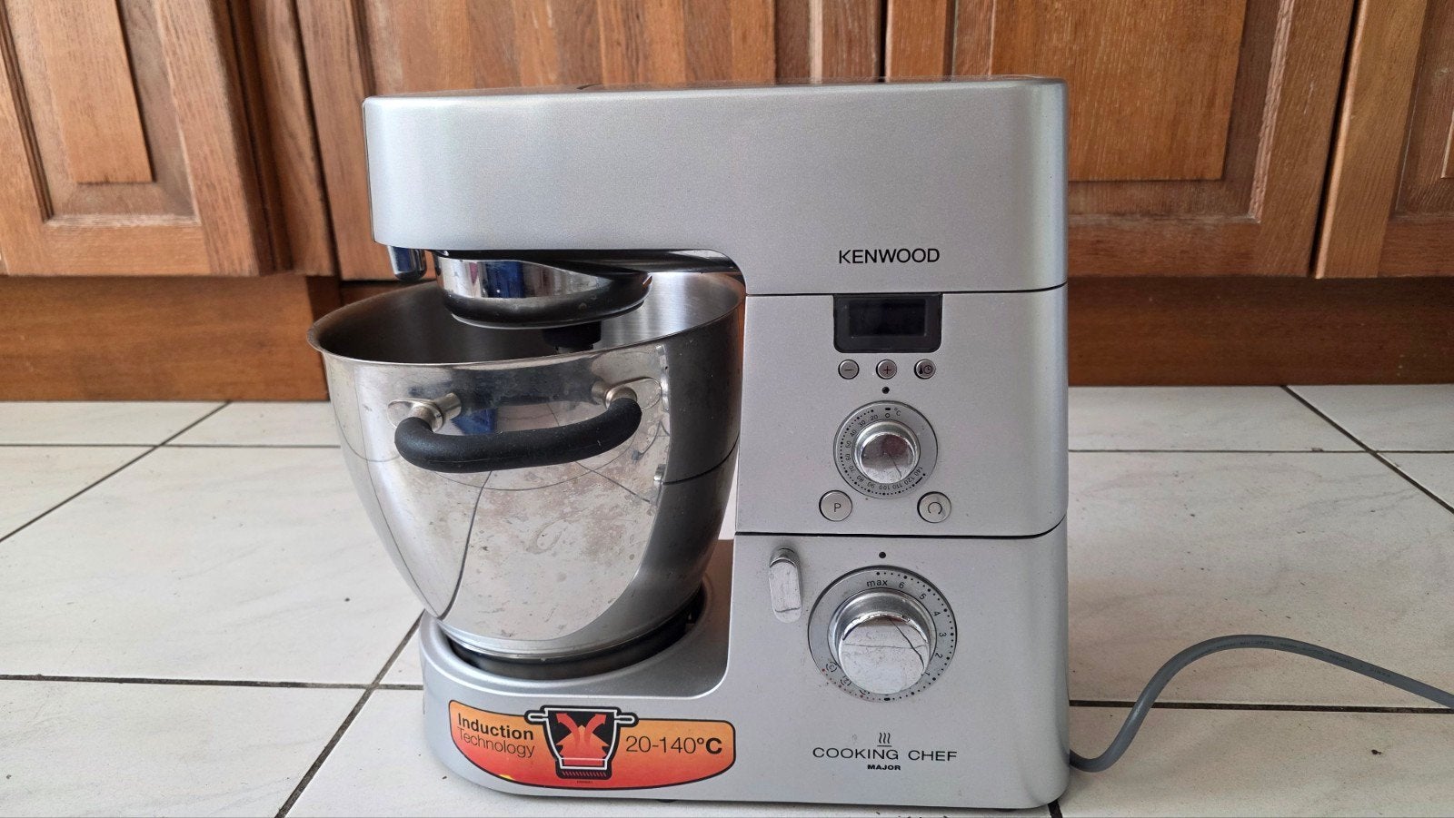 Kenwood Cooking Chef KM080 Keukenmachine met Inductie, Ophalen, 4 liter of meer, 3 snelheden of meer, Zo goed als nieuw
