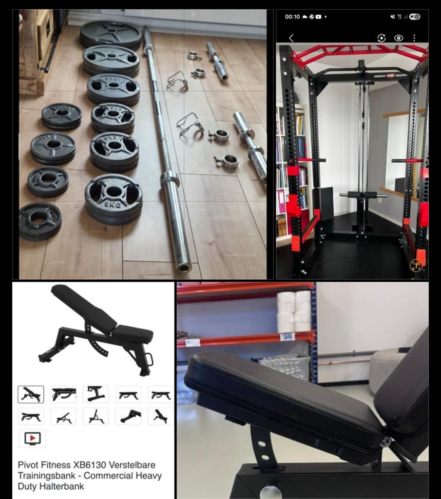 complet fitness set, Ophalen, Zo goed als nieuw, Overige typen