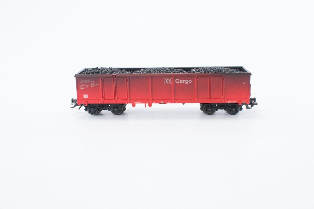 Marklin H0 46903 Hogeboordwagen Eanos met kolen van de DB, Wisselstroom, Wagon, Ophalen of Verzenden, Zo goed als nieuw