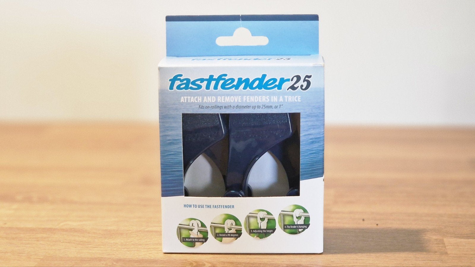 Fastfender 25 - Fendertouwhouder voor relingen tot 25mm, Ophalen of Verzenden, Nieuw, Overige typen