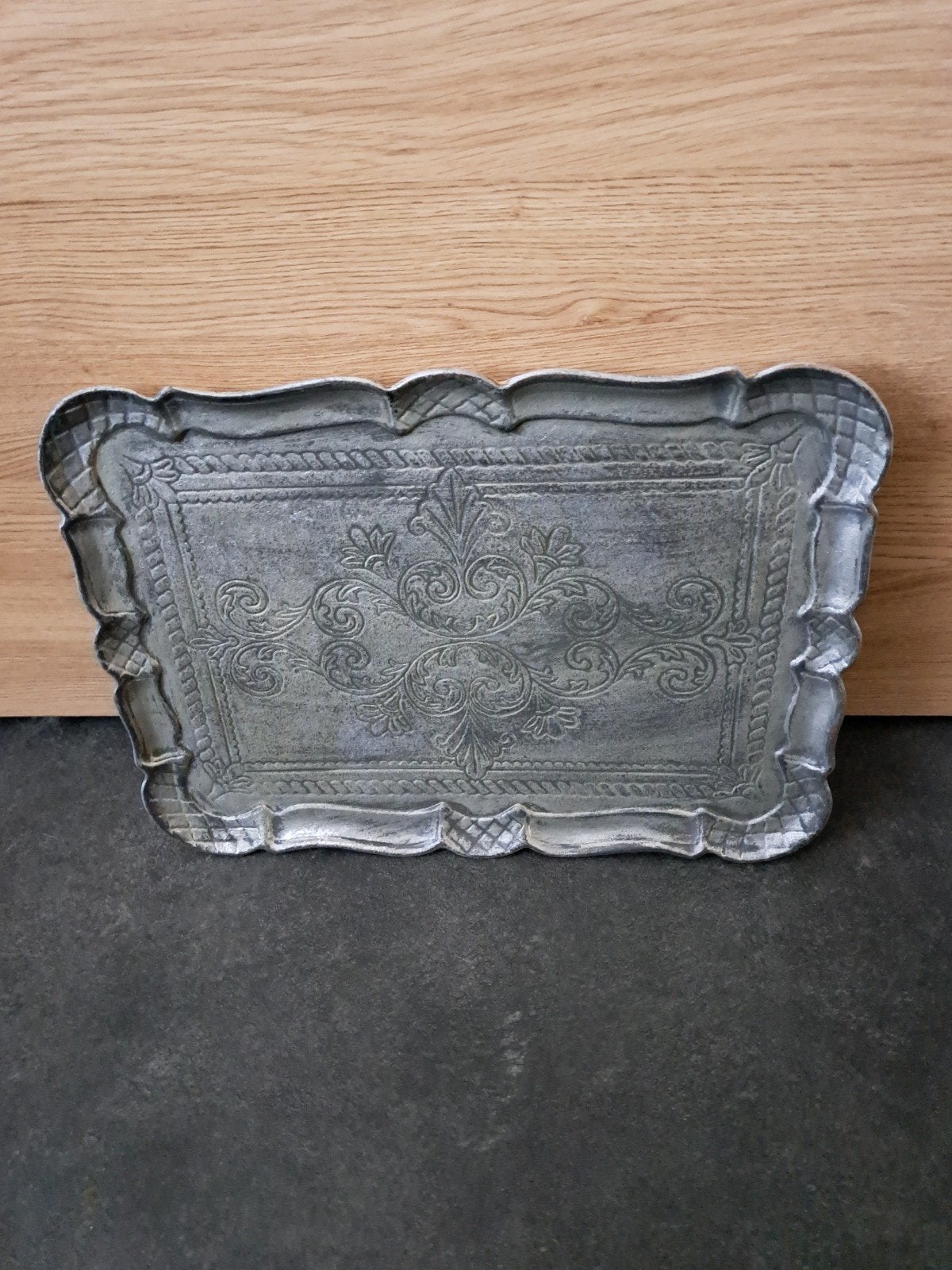 Dienblad., Ophalen, Rechthoekig, Hout