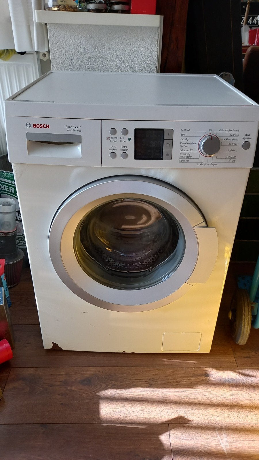 Bosch Avantixx 7 VarioPerfect Wasmachine, Ophalen, Gebruikt, Voorlader, Kort programma