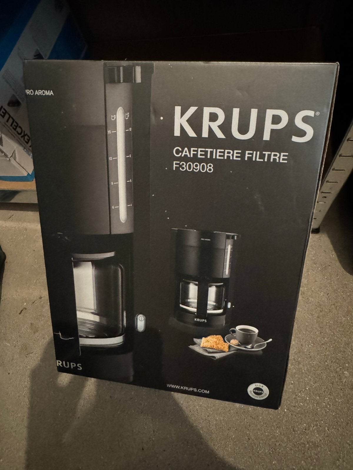Nieuwe Krups Cafetiere Filtre F30908 Koffiezetapparaat, Witgoed en Apparatuur, Koffiezetapparaten, 10 kopjes of meer, Gemalen koffie