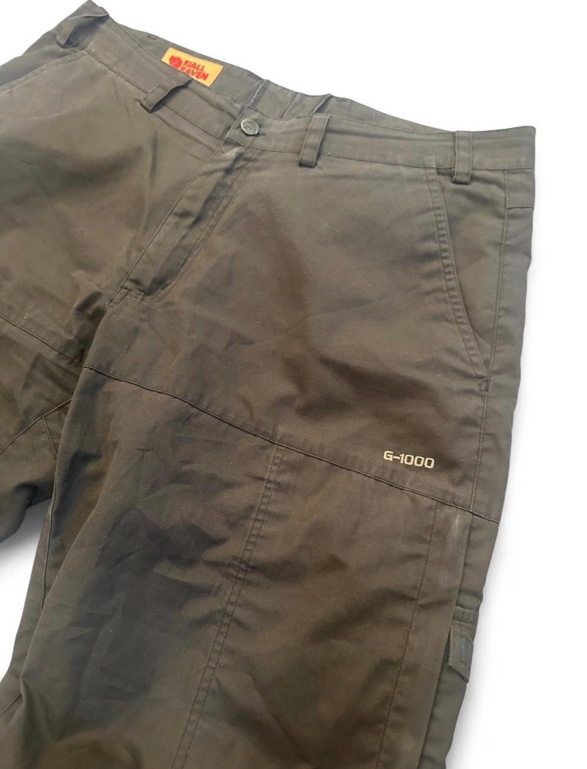 Fjällräven Karl Trousers G-1000 Heren Bruin 34x32, Ophalen of Verzenden, Gedragen, Maat 48/50 (M), Bruin