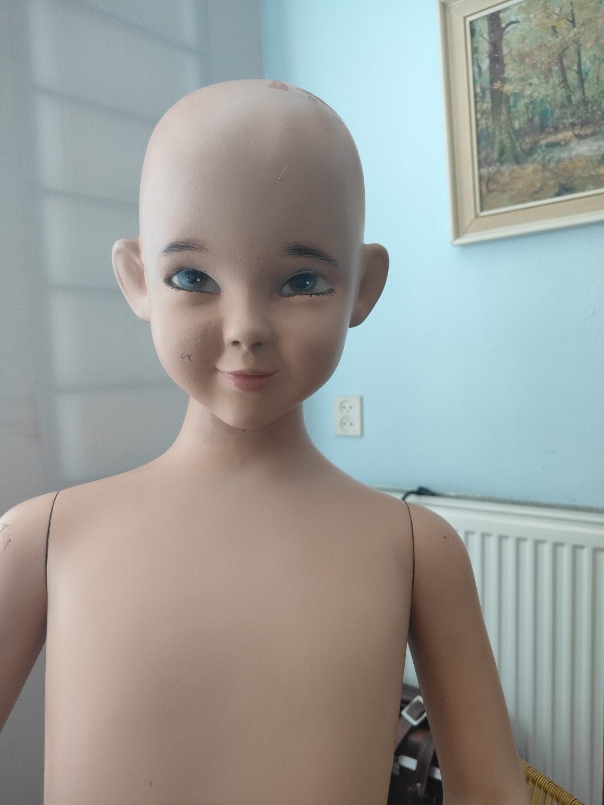 Vintage Hindsgaul Kinder Mannequin etalagepop '60's, Verzamelen, Ophalen, Huis en Inrichting