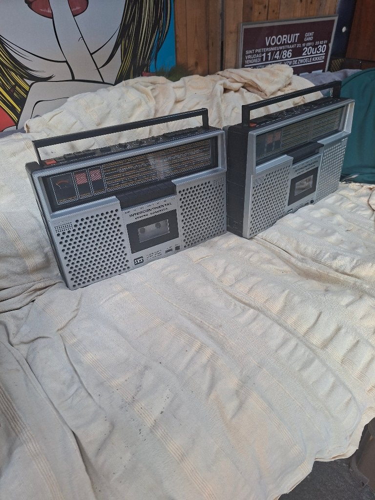 BOOMBOXEN ITT INTERNATIONAL., Ophalen of Verzenden, Niet werkend, Overige typen