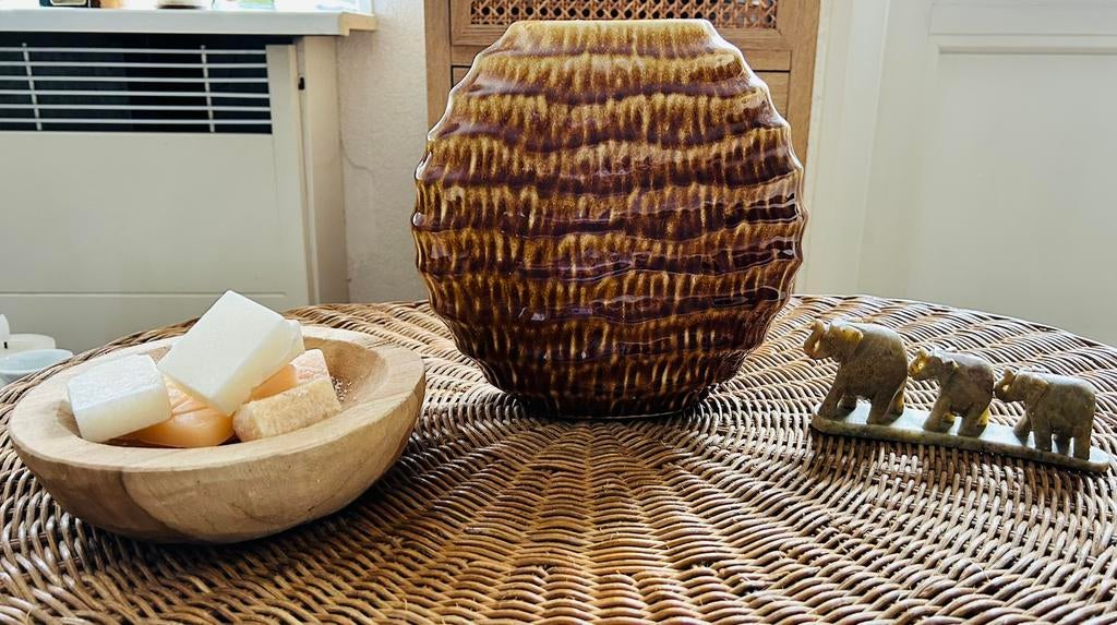 Vaas Daan Kromhout DK Inga Jada Wave, Huis en Inrichting, Woonaccessoires | Vazen, Ophalen of Verzenden, Zo goed als nieuw