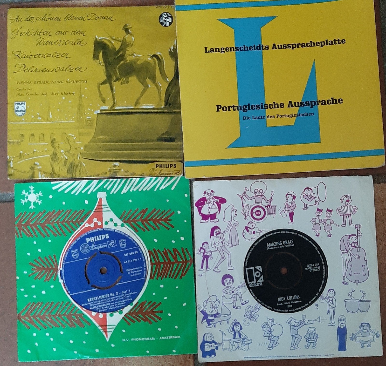 singles - klassiek - kerst - portugese taal - amazing grace, Cd's en Dvd's, Vinyl Singles, Gebruikt, Klassiek, Ophalen of Verzenden